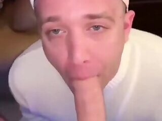 Verbal jock Adam face fucks hungry cocksucker (amateur blowjob compilation)